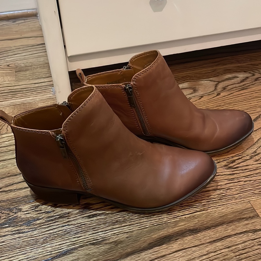 Lucky Brand Leather booties